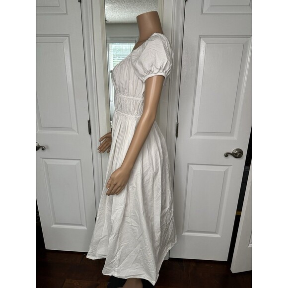 Kate Spade Rent The Runway Riviera Seersucker White Dress Small - Picture 6 of 11